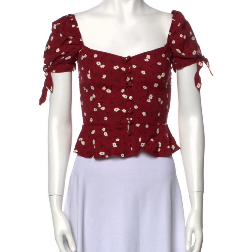 Reformation European Summer Red Top